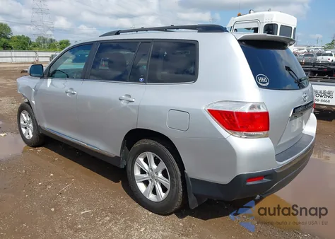 2013 Toyota Highlander Se V6 из США, поврежденный, VIN 5TDBK3EH8DS252259